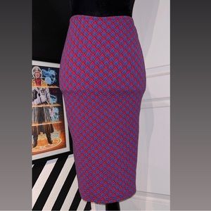 American Apparel - Chevron Textured Pencil Skirt - Women’s Size Large